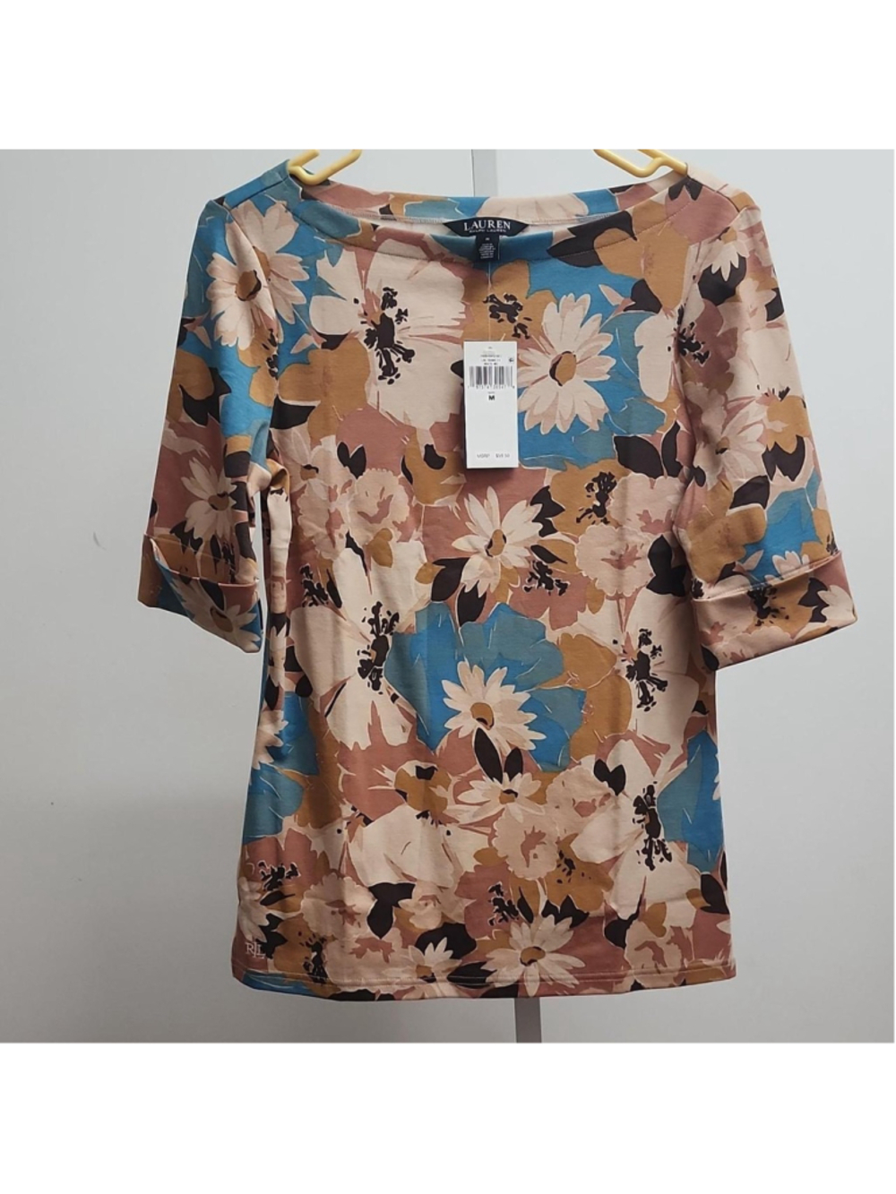 Ralph Lauren blue blouse size M #preppy #workwear - Picture 3 of 7